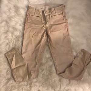 Guess Gold flake painted pants